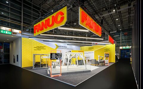Messefotograf in Düsseldorf zur INTERPACK für Fanuc