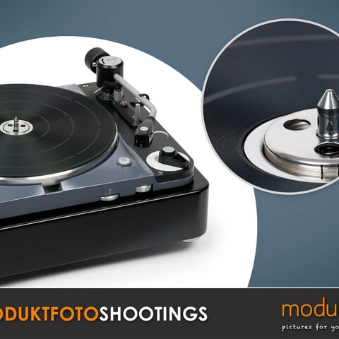 Produktaufnahme eines Thorens TD 124 DD Plattenspielers